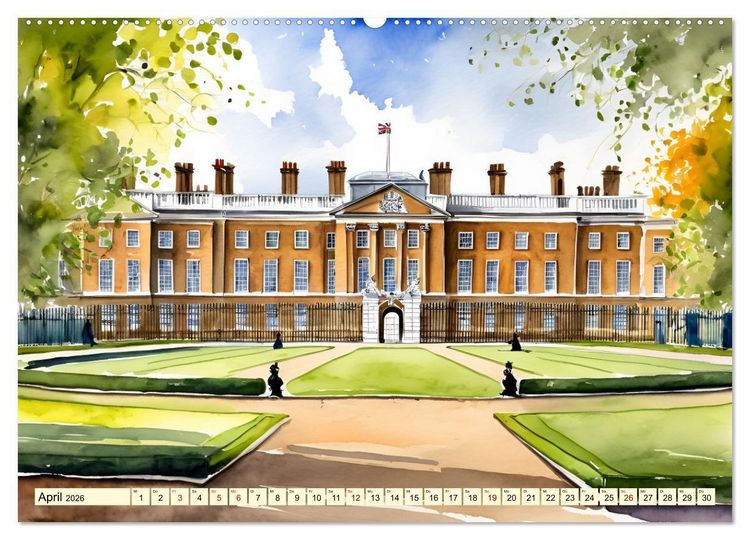 Produktbild: London - Metropole auf der Insel (hochwertiger Premium Wandkalender 2026 DIN A2 quer), Kunstdruck in Hochglanz
