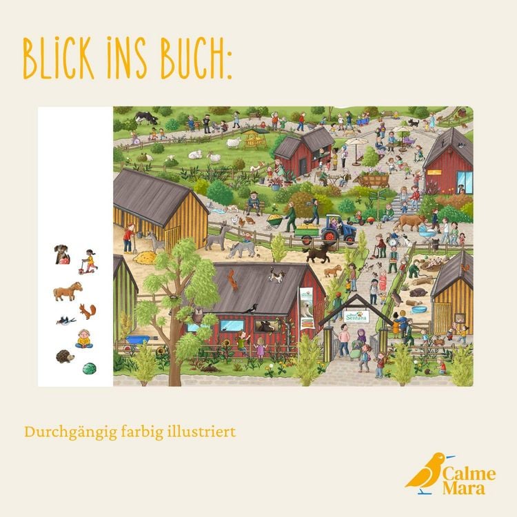 Produktbild: Mein Wimmelbuch vom Tierschutzhof