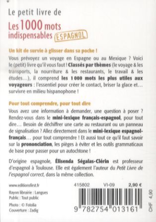 Produktbild: Les 1.000 mots indispensables espagnol