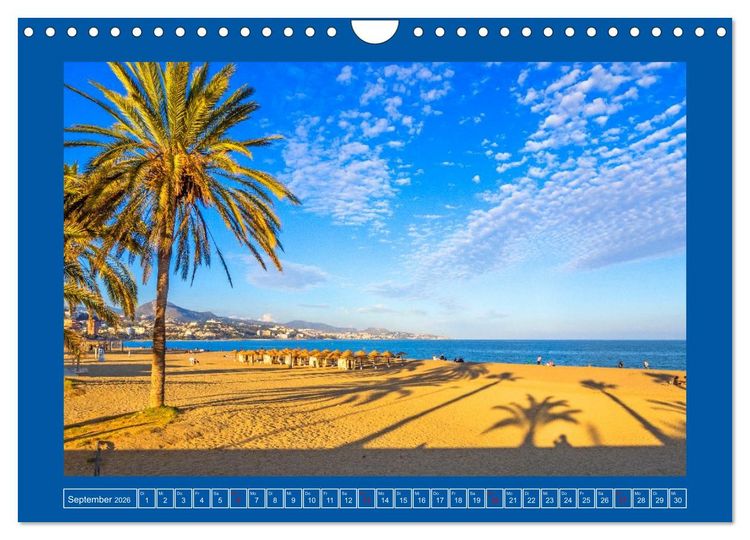 Produktbild: Ein Herz f&uuml;r M&aacute;laga (Wandkalender 2026 DIN A4 quer), CALVENDO Monatskalender