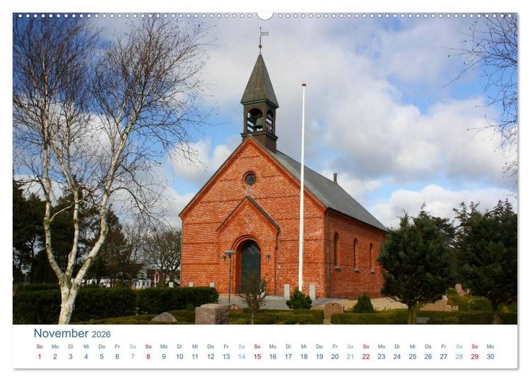 Produktbild: Bl&aring;vand 2026 (Blavand). Impressionen von D&auml;nemarks Nordseek&uuml;ste (Wandkalender 2026 DIN A2 quer), CALVENDO Monatskalender