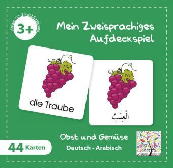 Produktbild: Mein Zweisprachiges Aufdeckspiel, Obst und Gem&uuml;se, Arabisch (Kinderspiel)