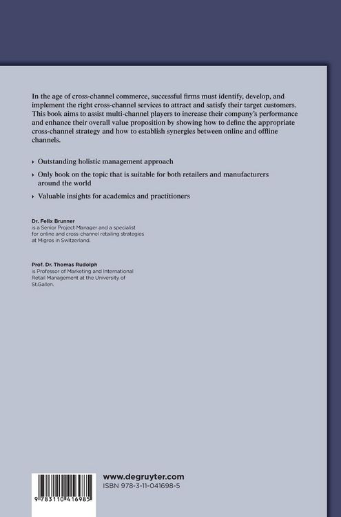 Produktbild: Toward Cross-Channel Management