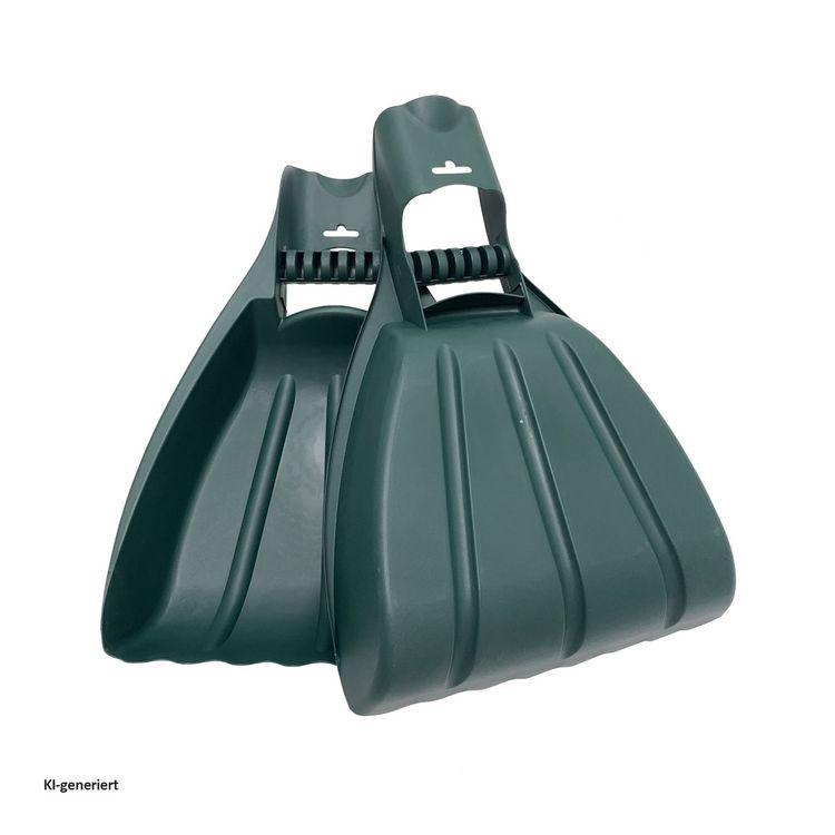 Produktbild: HTI-Living Laubgreifer Set 2 St&uuml;ck Kunststoff gro&szlig; ergonomisch f&uuml;r Garten-, Laub- und Rasenschnitt