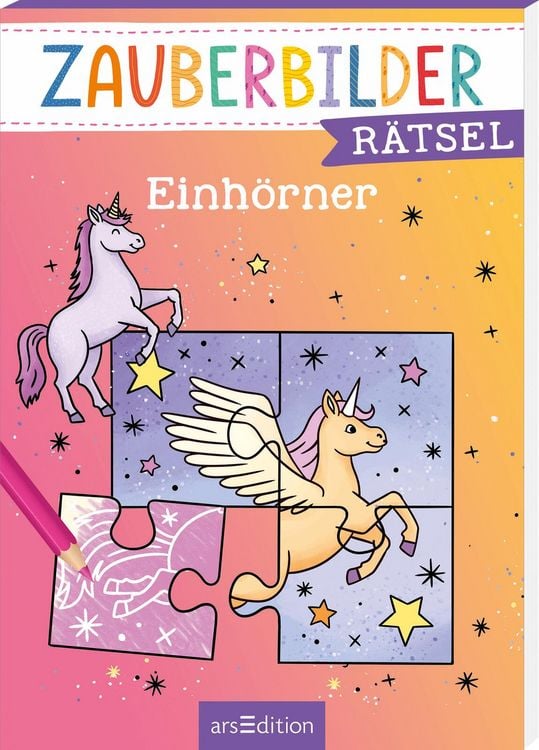 Produktbild: Zauberbilder-R&auml;tsel &ndash; Einh&ouml;rner