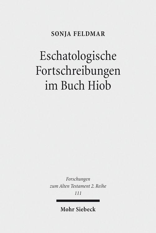 Produktbild: Eschatologische Fortschreibungen im Buch Hiob