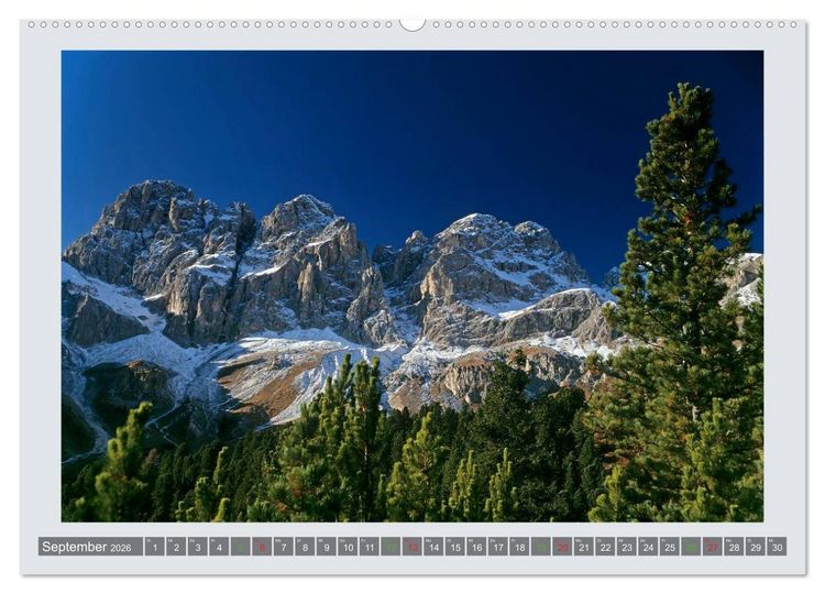 Produktbild: Wunder aus Fels - Die Dolomiten II (hochwertiger Premium Wandkalender 2026 DIN A2 quer), Kunstdruck in Hochglanz
