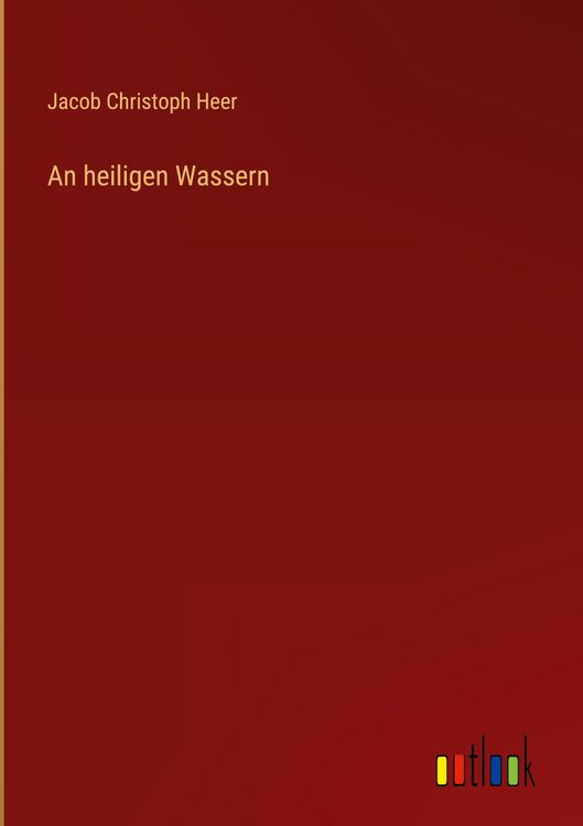 Produktbild: An heiligen Wassern