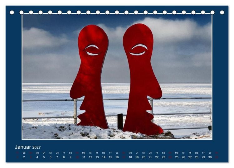 Produktbild: Dangast. Impressionen eines besonderen Ortes. (Tischkalender 2027 DIN A5 quer), CALVENDO Monatskalender