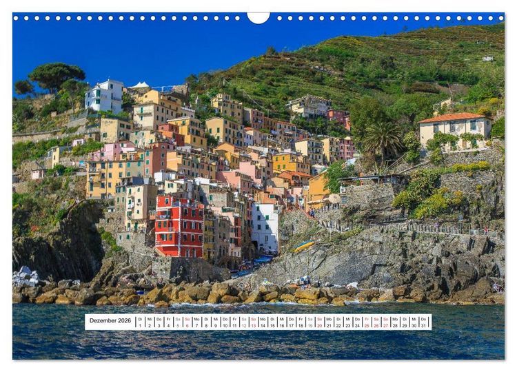 Produktbild: Cinque Terre Sentiero Azzurro (Wandkalender 2026 DIN A3 quer), CALVENDO Monatskalender
