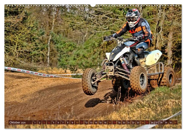 Produktbild: Quad - so cool (Wandkalender 2026 DIN A2 quer), CALVENDO Monatskalender