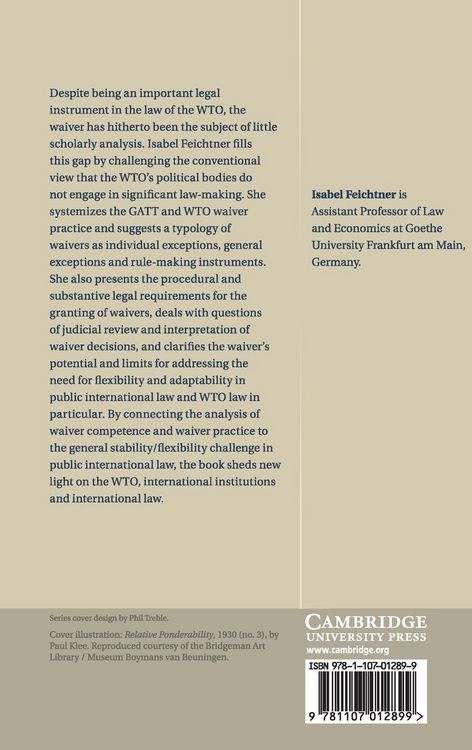 Produktbild: The Law and Politics of WTO Waivers