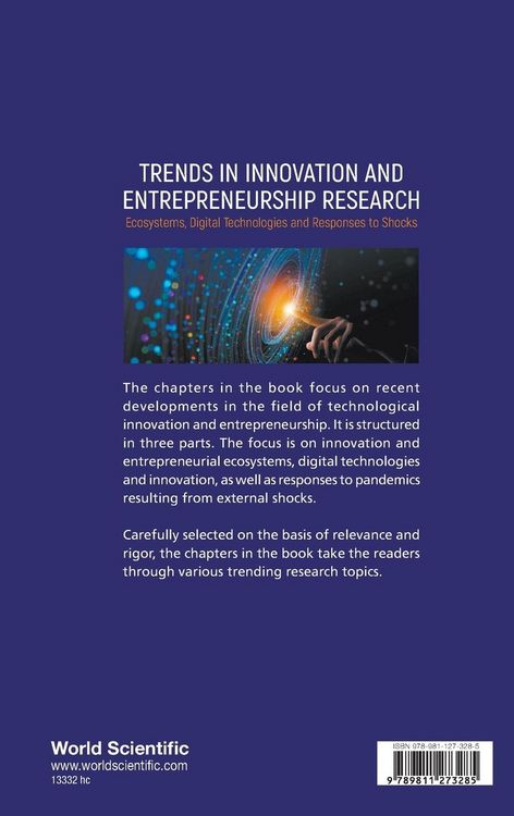 Produktbild: Trends in Innovation and Entrepreneurship Research