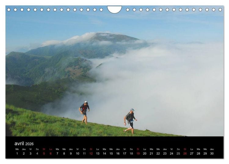 Produktbild: Trail Running De l'Envie &agrave; la Passion (Calendrier mural 2026 DIN A4 vertical), CALVENDO calendrier mensuel