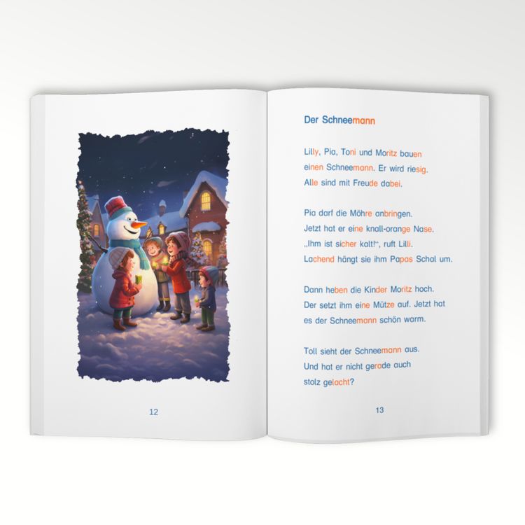Produktbild: Silbenbuch 2. Klasse - Meine sch&ouml;nsten Weihnachtsgeschichten