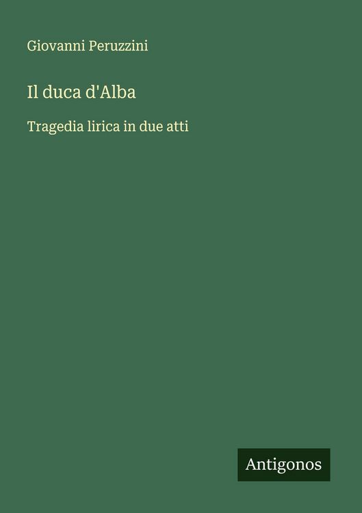 Produktbild: Il duca d'Alba