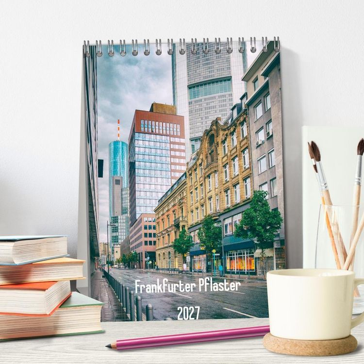 Produktbild: Frankfurter Pflaster (Tischkalender 2027 DIN A5 hoch), CALVENDO Monatskalender