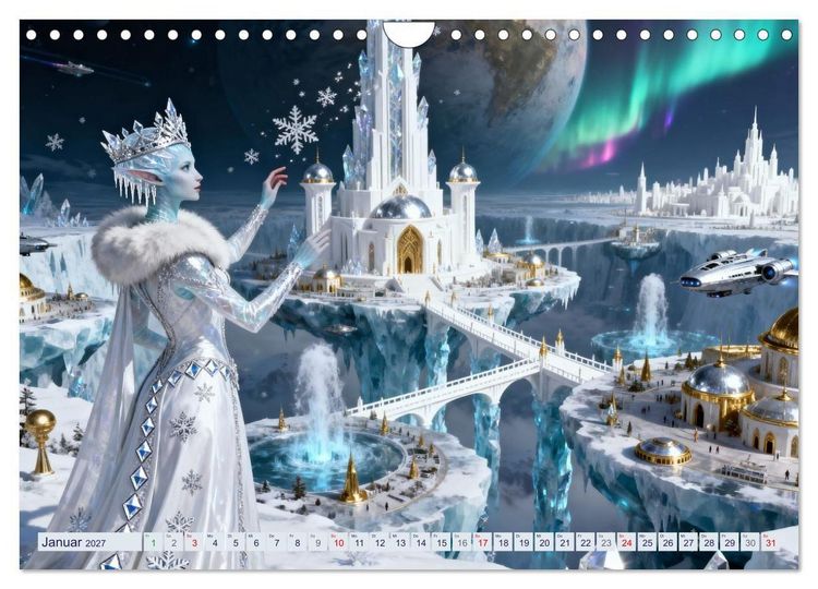 Produktbild: K&ouml;niginnen des Spektrums (Wandkalender 2027 DIN A4 quer), CALVENDO Monatskalender