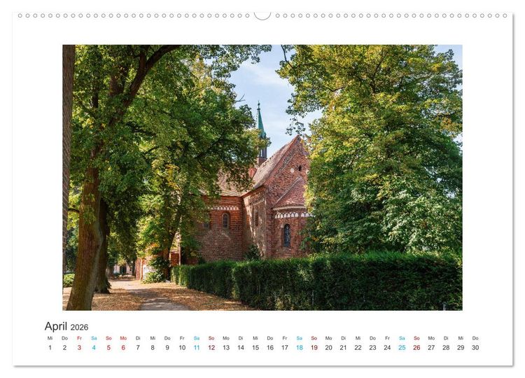 Produktbild: Arendsee in der Altmark (hochwertiger Premium Wandkalender 2026 DIN A2 quer), Kunstdruck in Hochglanz