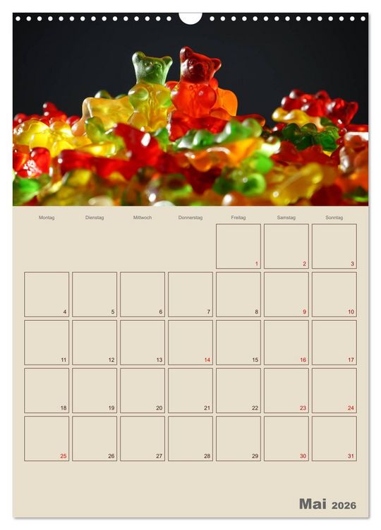 Produktbild: Ein total s&uuml;&szlig;er Planer (Wandkalender 2026 DIN A3 hoch), CALVENDO Monatskalender