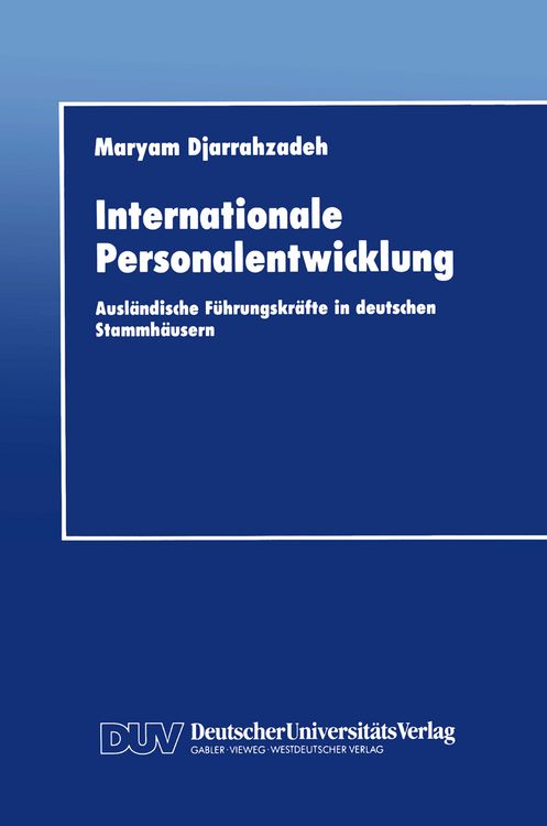 Produktbild: Internationale Personalentwicklung