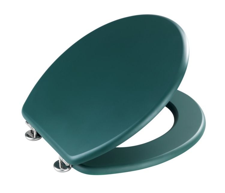 Produktbild: WC-Sitz Mod. Prima Dunkelgr&uuml;n matt, MDF