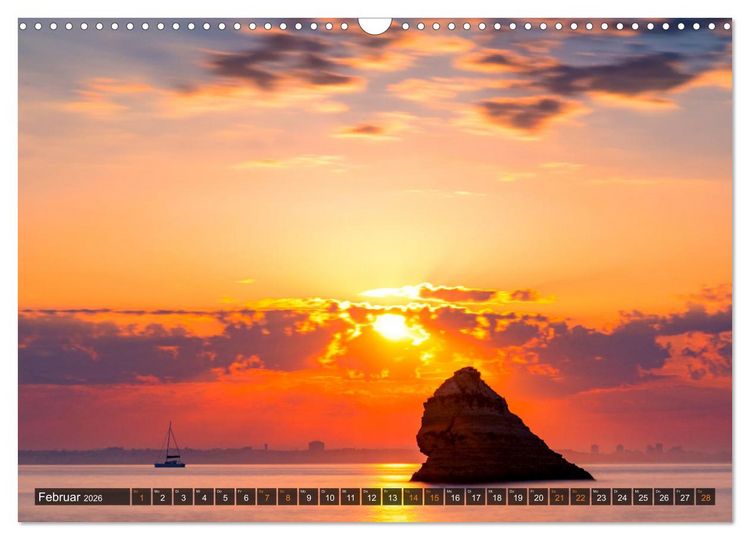 Produktbild: ALGARVE - Urlaub f&uuml;r die Seele (Wandkalender 2026 DIN A3 quer), CALVENDO Monatskalender