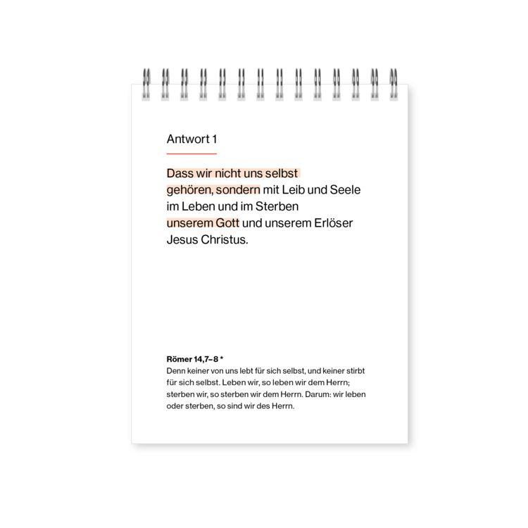 Produktbild: New City Katechismus (Tischkalender)