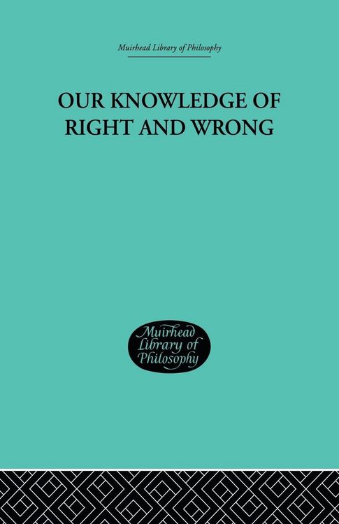 Produktbild: Our Knowledge of Right and Wrong