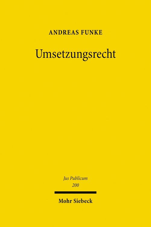 Produktbild: Umsetzungsrecht