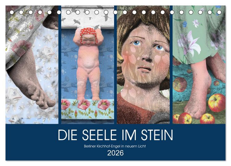 Produktbild: DIE SEELE IM STEIN (Tischkalender 2026 DIN A5 quer), CALVENDO Monatskalender