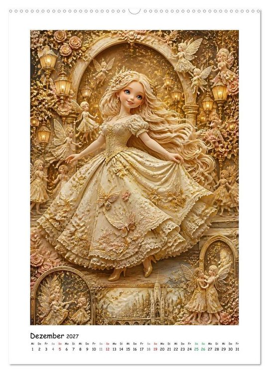 Produktbild: Stella im Reich der Mondbl&uuml;ten (Wandkalender 2027 DIN A2 hoch), CALVENDO Monatskalender