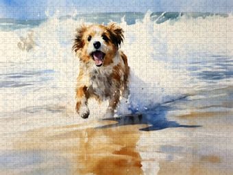 Produktbild: CALVENDO Puzzle Ein Motiv aus dem Kalender Urlaubszeit an der malerischen Nordseek&uuml;ste | 1000 Teile Lege-Gr&ouml;&szlig;e 64x48cm Foto-Puzzle f&uuml;r gl&uuml;ckliche Stunden