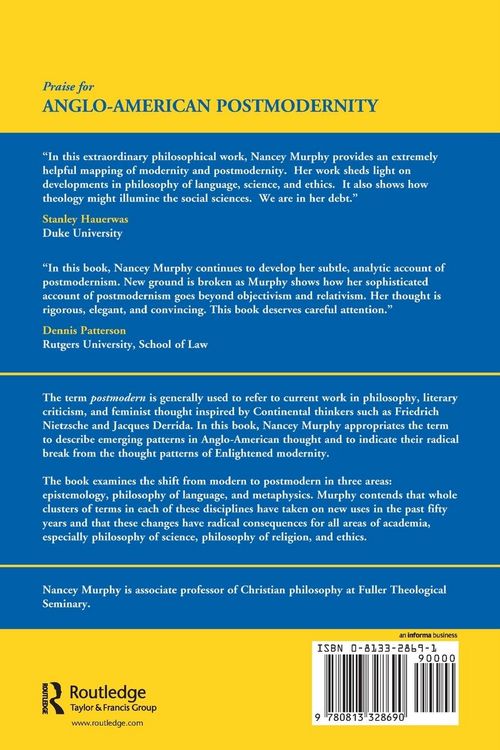 Produktbild: Anglo-american Postmodernity
