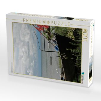 Produktbild: CALVENDO Puzzle Fischerboot am G&ouml;hrenner Strand | 1000 Teile Lege-Gr&ouml;&szlig;e 64x48cm Foto-Puzzle f&uuml;r gl&uuml;ckliche Stunden
