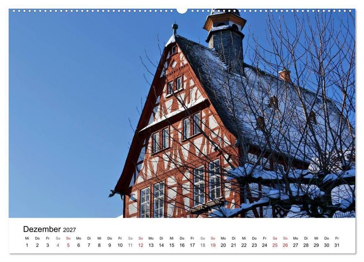 Produktbild: Romantisches Oberursel von Petrus Bodenstaff (hochwertiger Premium Wandkalender 2027 DIN A2 quer), Kunstdruck in Hochglanz