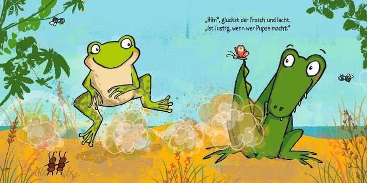 Produktbild: Das Krokodil pupst viel zu viel