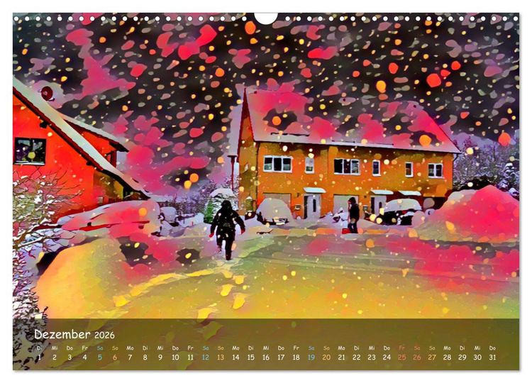 Produktbild: Surreales Farbspiel (Wandkalender 2026 DIN A3 quer), CALVENDO Monatskalender