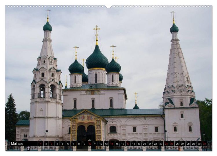 Produktbild: Flussfahrt Moskau - St. Petersburg (Wandkalender 2026 DIN A2 quer), CALVENDO Monatskalender