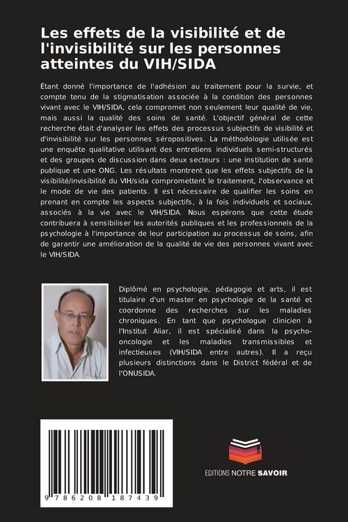 Produktbild: Les effets de la visibilit&eacute; et de l'invisibilit&eacute; sur les personnes atteintes du VIH/SIDA