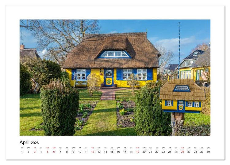 Produktbild: Ostsee - Spaziergang am Meer (Wandkalender 2026 DIN A2 quer), CALVENDO Monatskalender