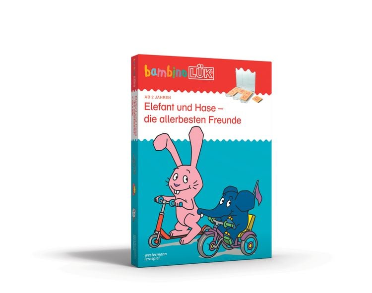Produktbild: bambinoL&Uuml;K - Set - Elefant und Hase-allerbeste Freunde