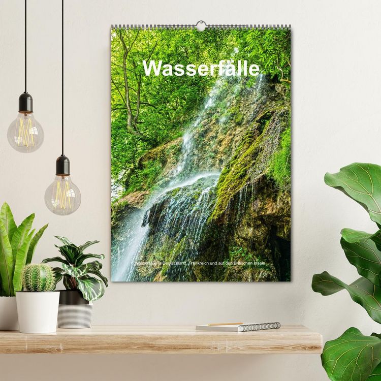 Produktbild: Wasserf&auml;lle in Deutschland, Frankreich und auf den Britischen Inseln (Wandkalender 2026 DIN A2 hoch), CALVENDO Monatskalender