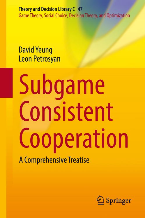 Produktbild: Subgame Consistent Cooperation