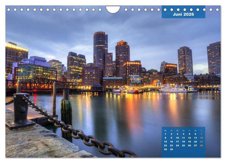Produktbild: New England - Vielfalt einer Region (Wandkalender 2026 DIN A4 quer), CALVENDO Monatskalender