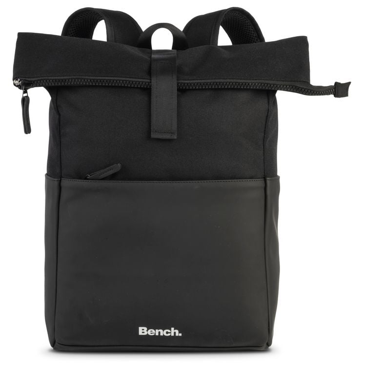 Produktbild: BENCH Rucksack Rolltop style, schwarz, bis zu 17 Liter
