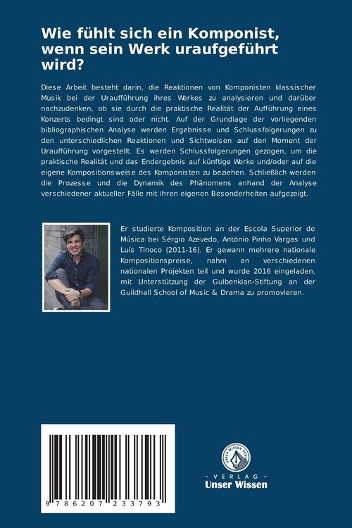 Produktbild: Wie f&uuml;hlt sich ein Komponist, wenn sein Werk uraufgef&uuml;hrt wird?