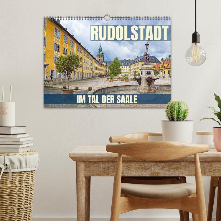 Produktbild: Rudolstadt - im Tal der Saale (Wandkalender 2026 DIN A3 quer), CALVENDO Monatskalender