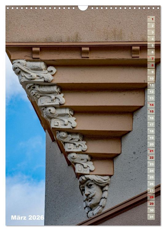 Produktbild: Fassadenk&uuml;nste (Wandkalender 2026 DIN A3 hoch), CALVENDO Monatskalender