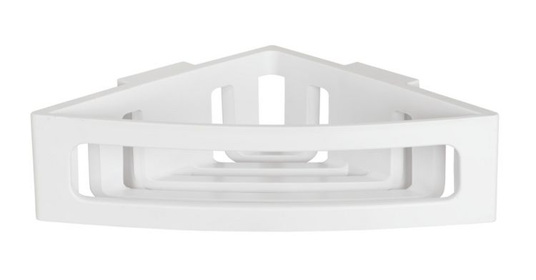 Produktbild: Turbo-Loc&reg; Eckablage Mod. Bralia, Wei&szlig;, befestigen ohne bohren